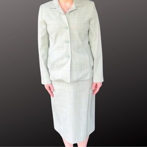 Pendleton wool/silk skirt suit. Size 6